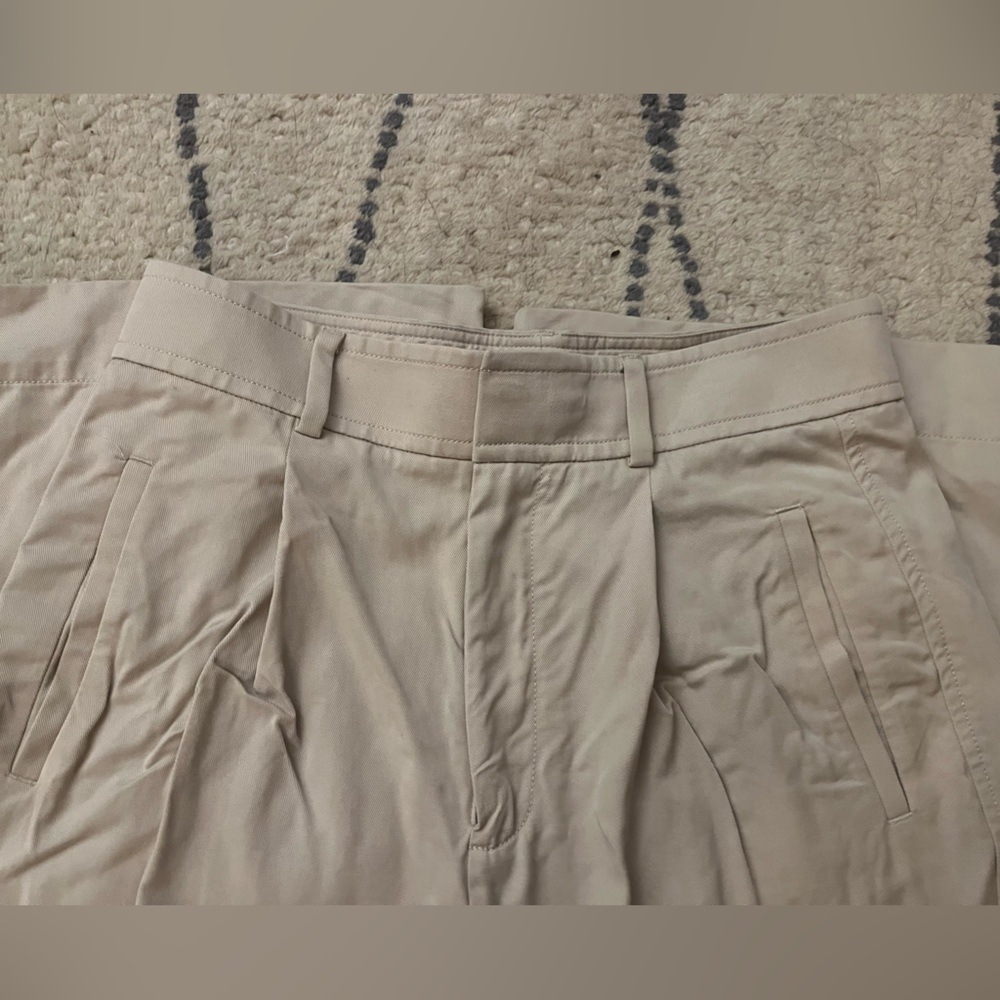 Everlane Draper Pleated Pant | Sandstone | 6R